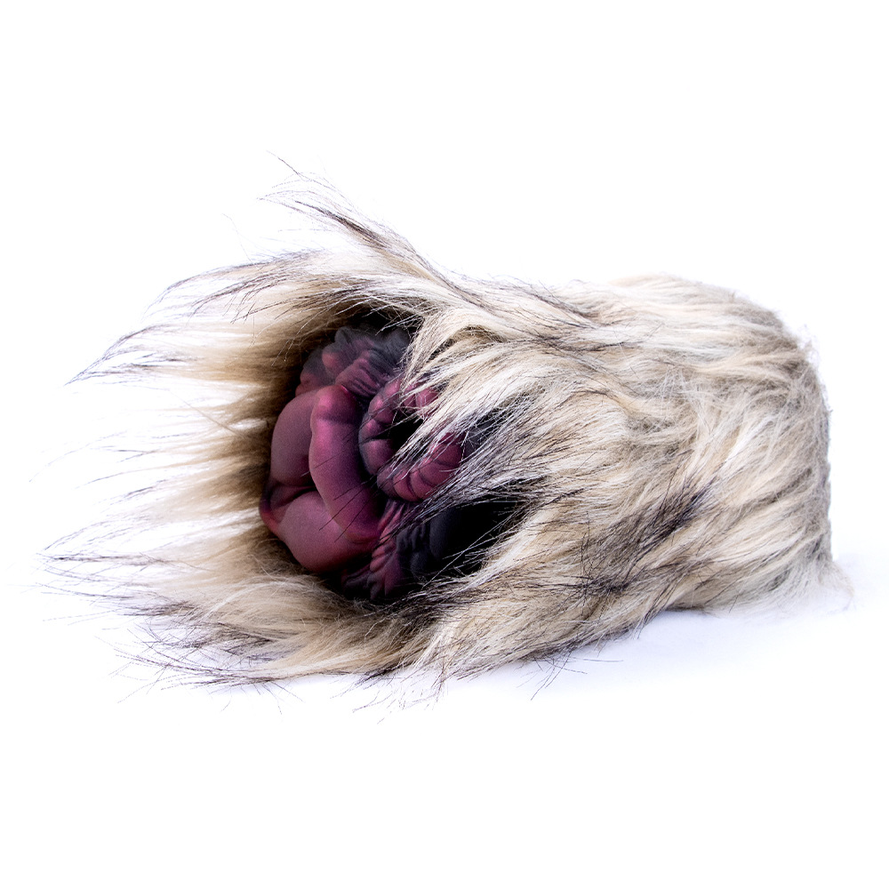 Realistic dog vaginal plush masturbator pocket pussy