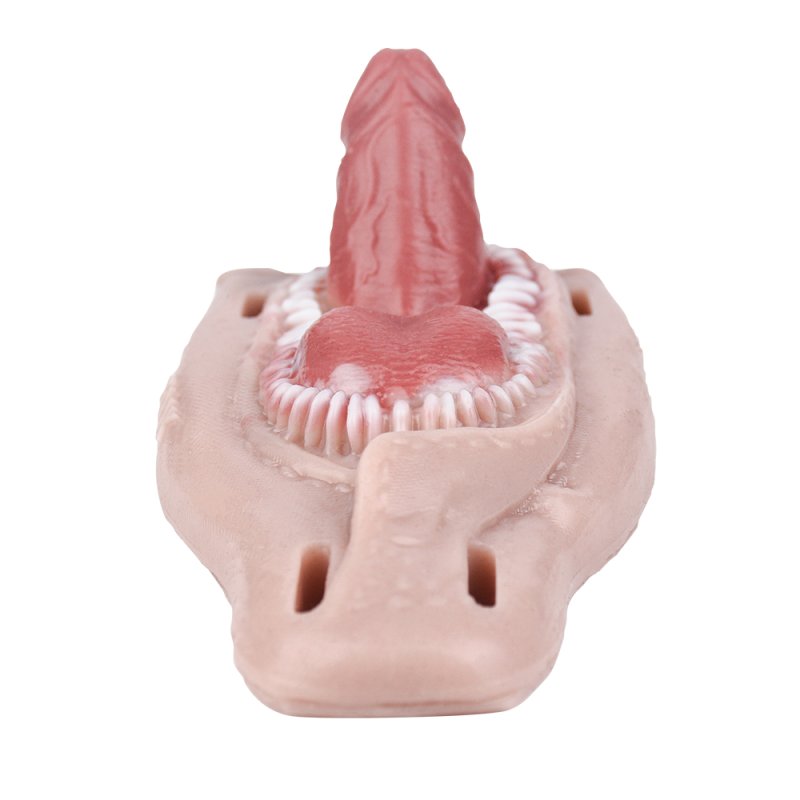 Strap On Dildo Sex Grinder with Teeth